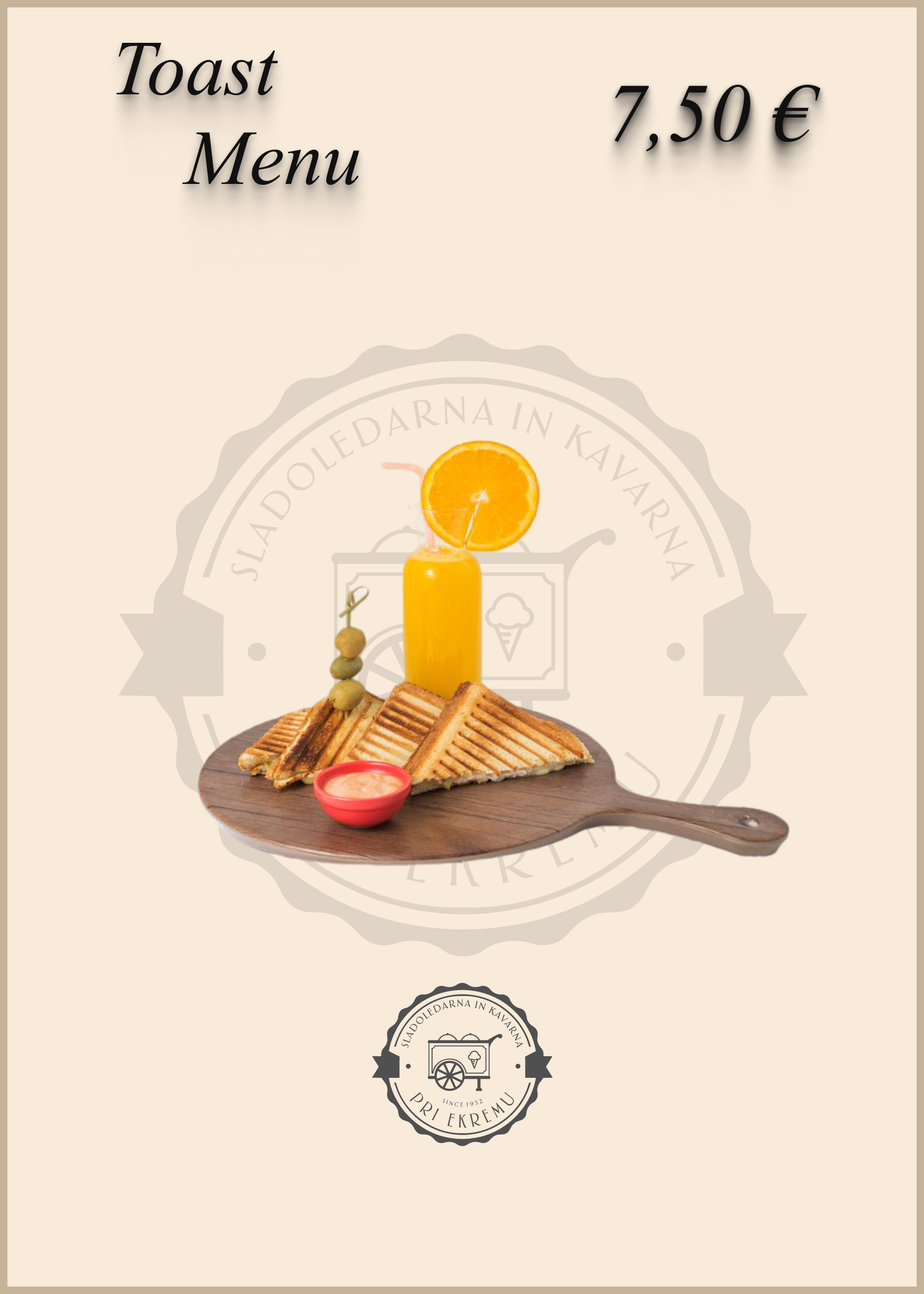 Toast Menu